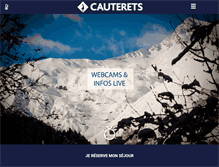 Tablet Screenshot of cauterets.com